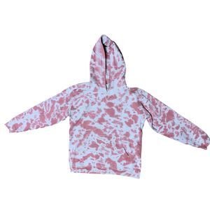 Lululemon, Women’s All Yours Hoodie, Pink & White Tie Dye, Size 10, Used